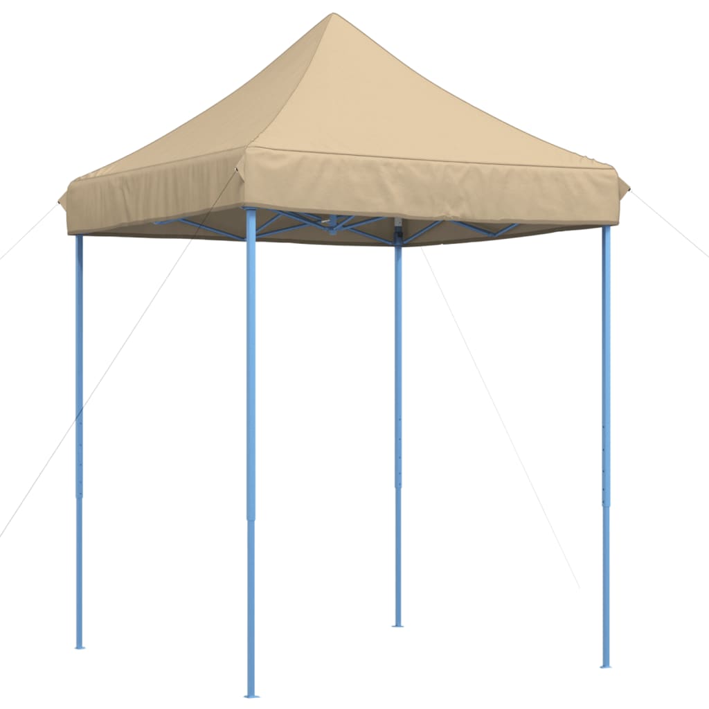 saliekama svinību telts, bēša, 200x200x306 cm