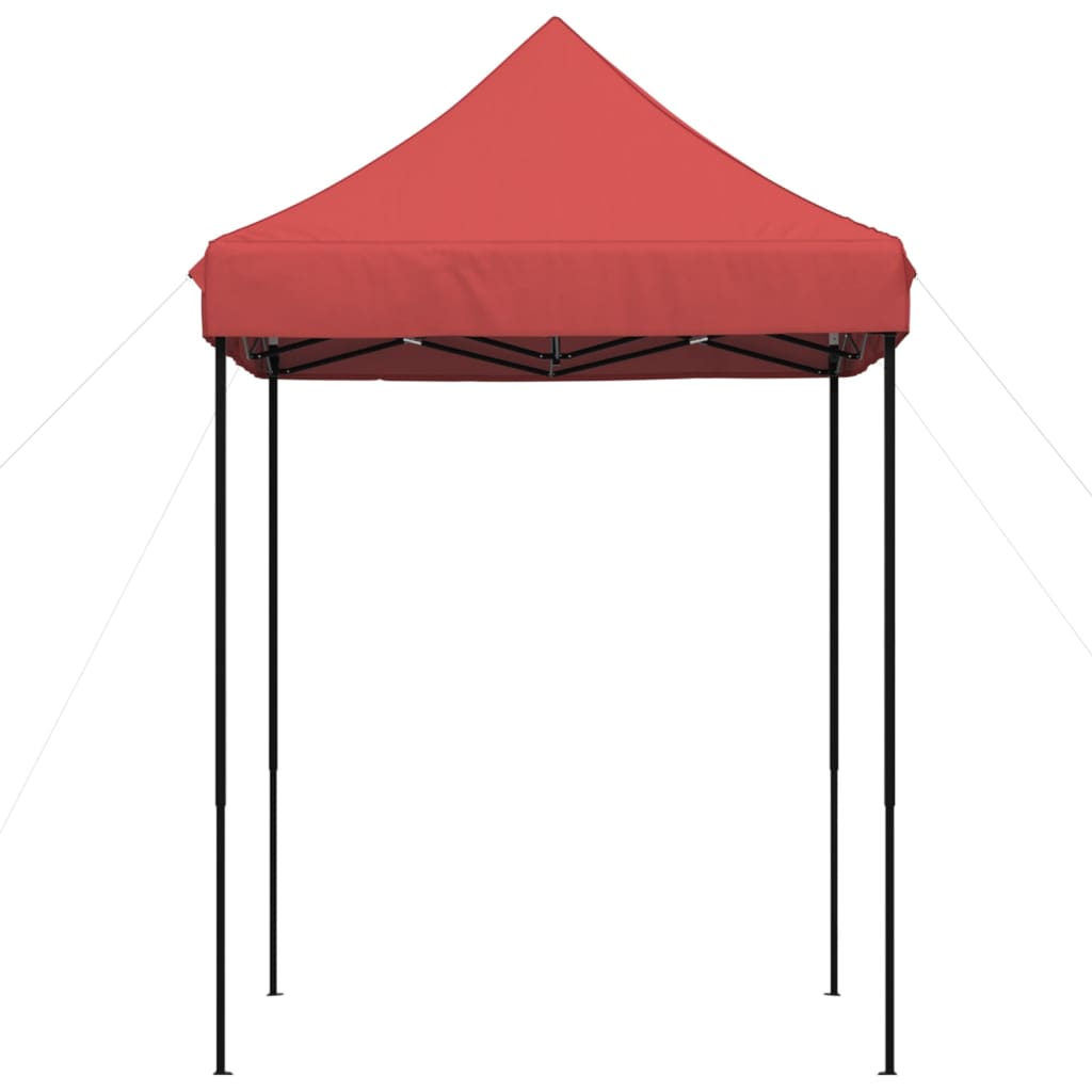 saliekama svinību telts, vīnsarkana, 200x200x306 cm
