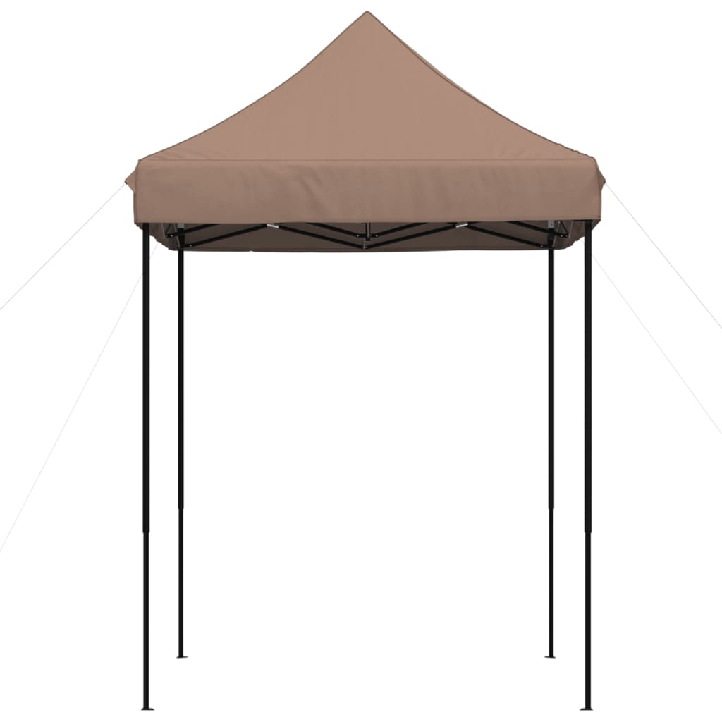 saliekama svinību telts, brūna, 200x200x306 cm