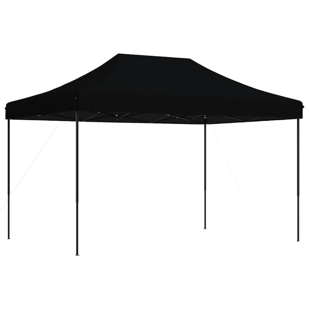 saliekama svinību telts, melna, 410x279x315 cm