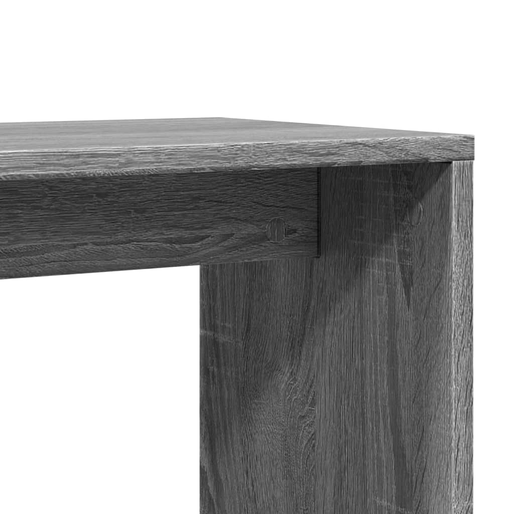 galdiņš, pelēka ozolkoka krāsa, 50x50x50 cm, inženierijas koks