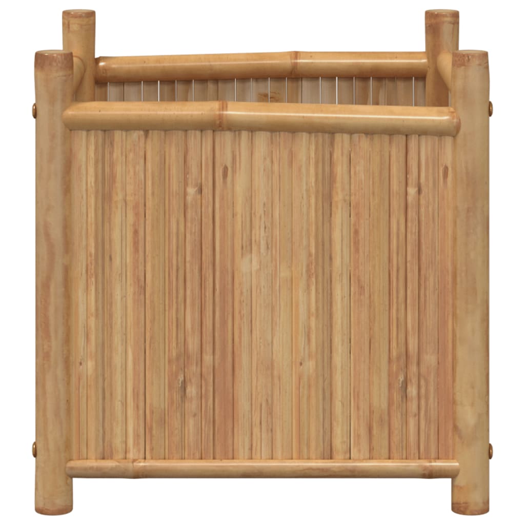 puķu kaste, 50x50x50 cm, bambuss