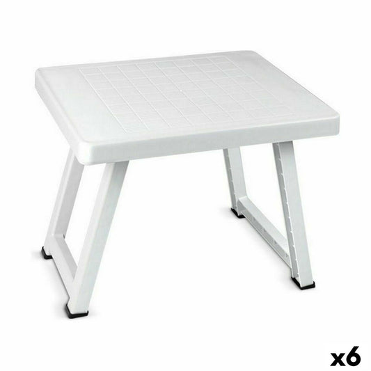 Small Side Table Confortime Foldable Plastic 51 x 40 x 40 cm (6 Units)