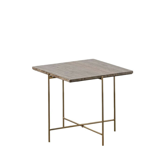 Centrālais galds Marmors Dzelzs 50 x 50 x 45 cm