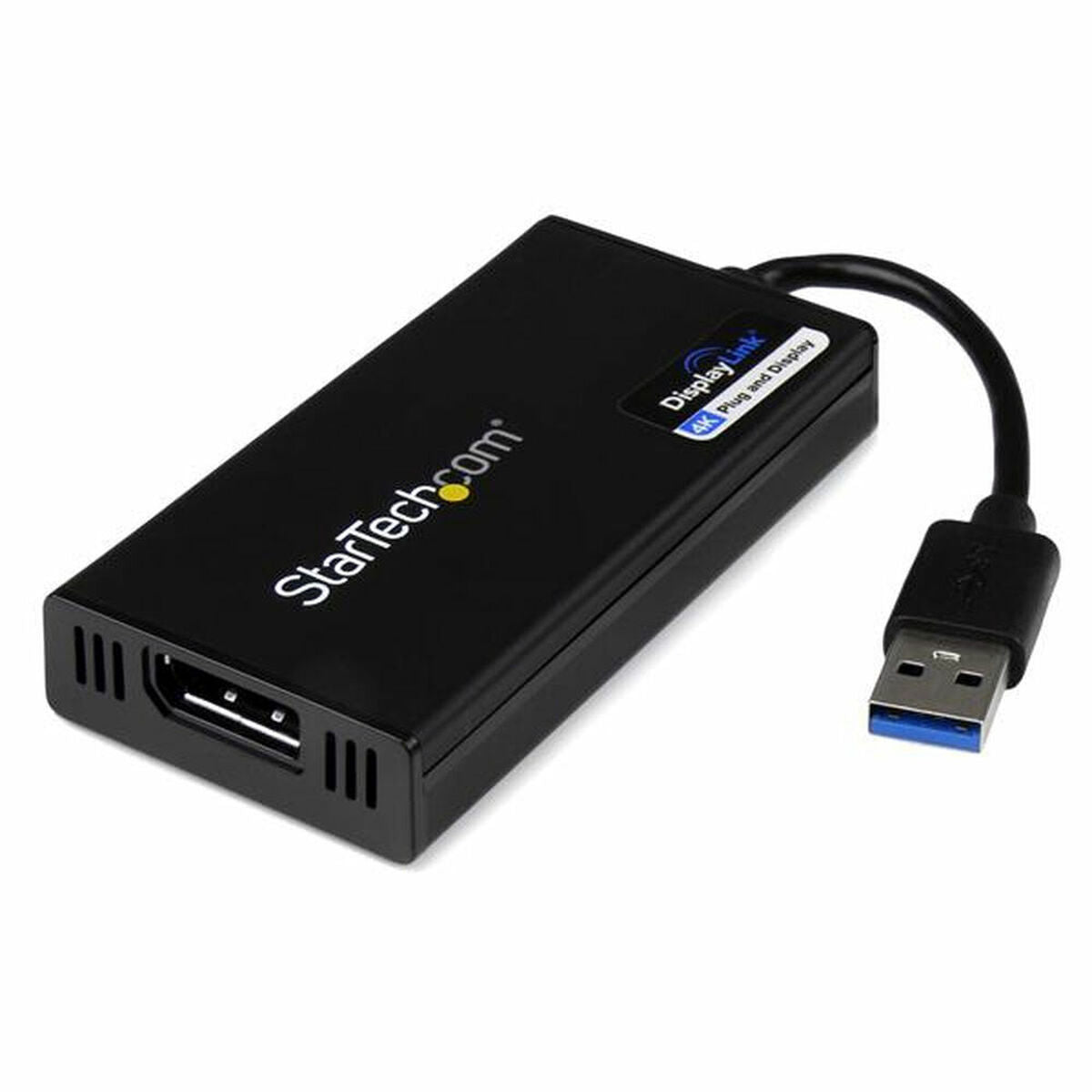 Адаптер Startech USB32DP4K 4K Ultra HD USB Чёрный