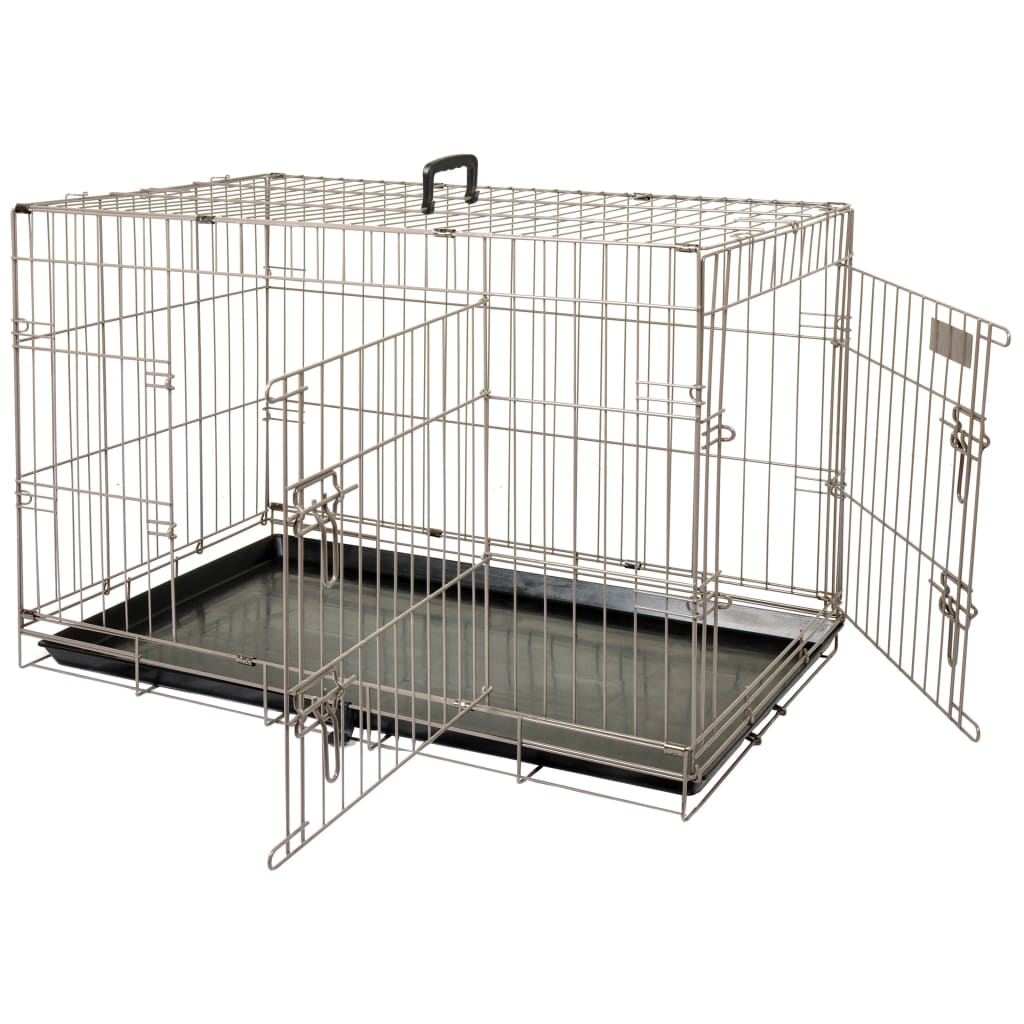 Клетка для домашних животных FLAMINGO Ebo, коричневый металлик, 92x56x64 см, 517582