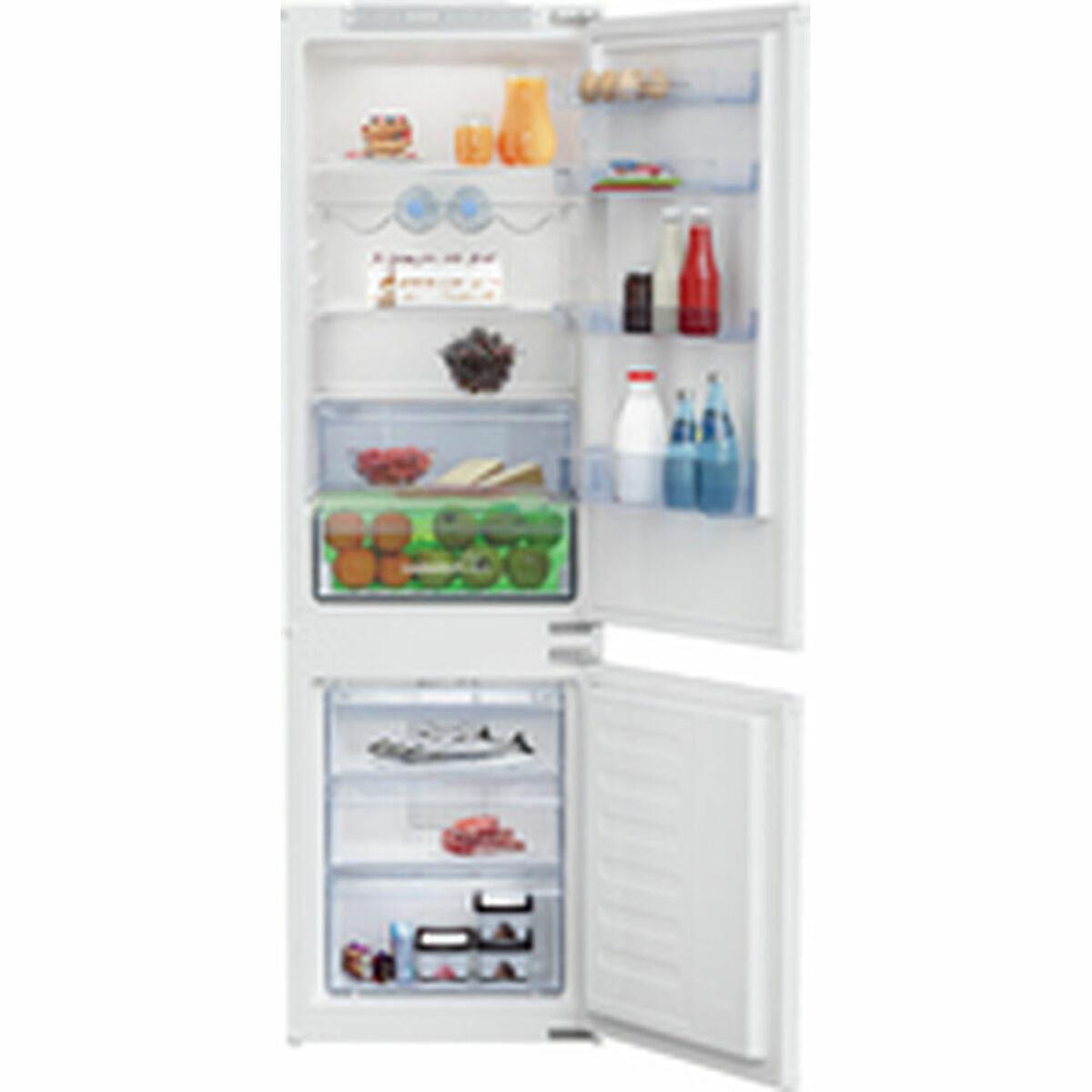 Комбинированный холодильник BEKO BCHA275E4SN Белый Разноцветный (178,1 x 54 cm)