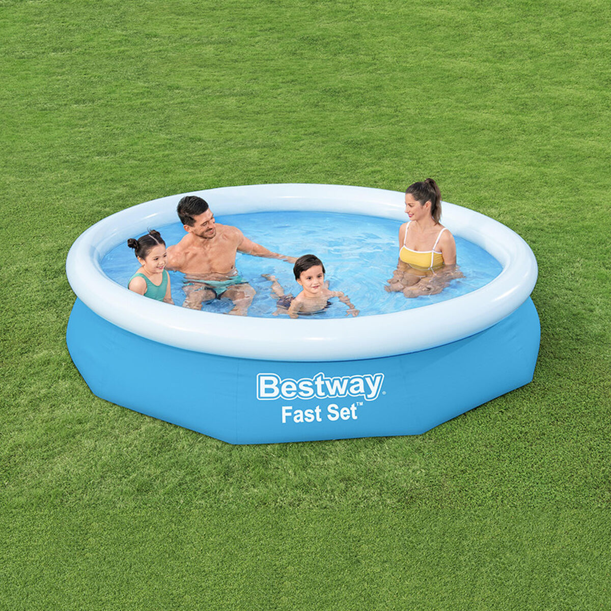 Inflatable pool Bestway 305 x 66 cm Blue 3200 L