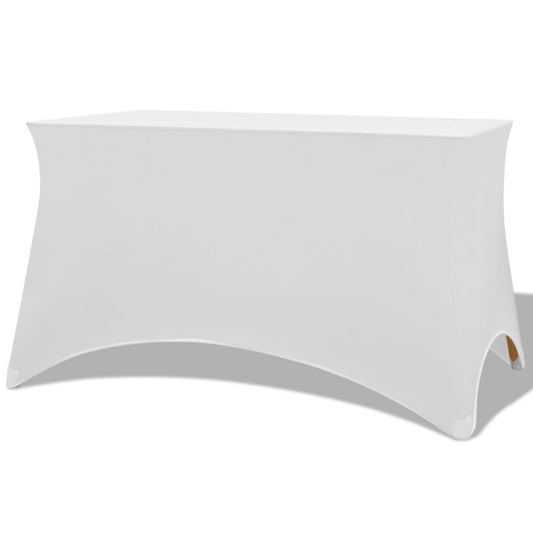 table covers, 2 pcs., 120x60.5x74cm, elastic, white