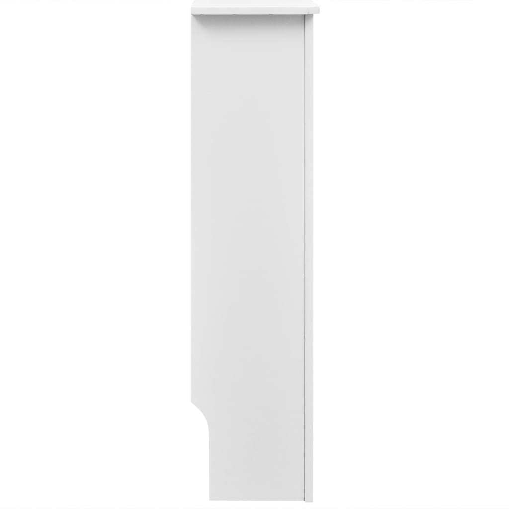 radiatora pārsegs, balts MDF, 172 cm