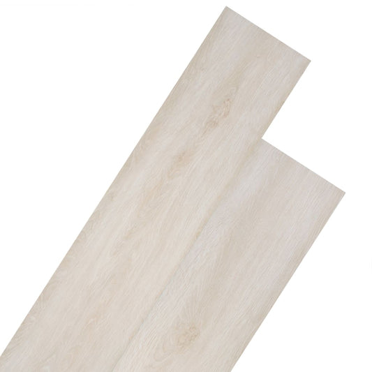 floor boards, 5.26 m², 2 mm, classic white oak colored PVC