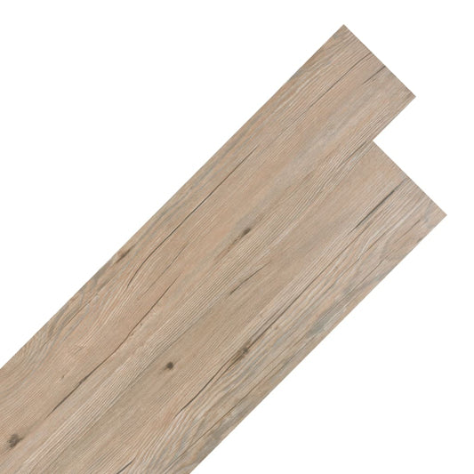 floor boards, self-adhesive, 5.02 m², 2 mm, brown oak PVC