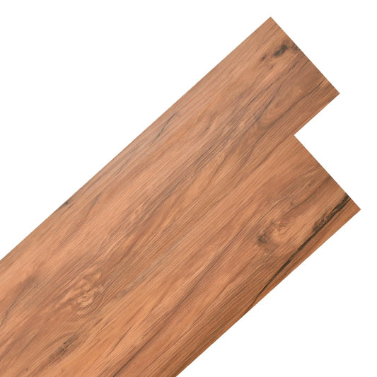 floor boards, self-adhesive, 5.02 m², 2 mm, natural elm wood PVC