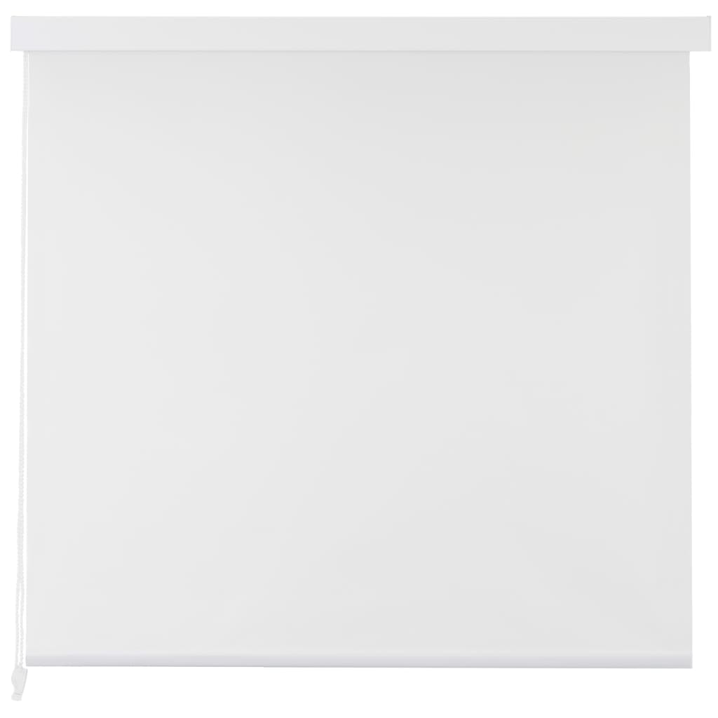 roller blind for shower, 140x240 cm, white