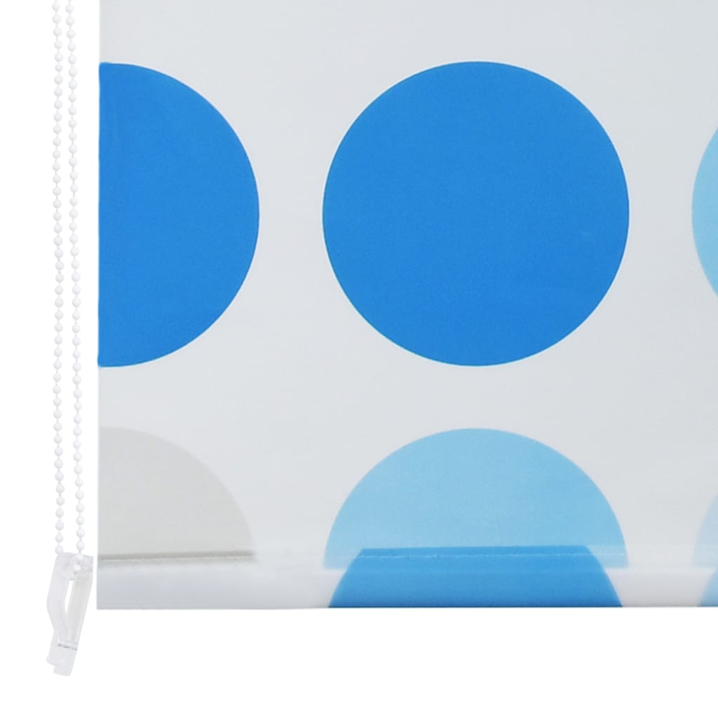 roller blind for shower, 140x240 cm, circle design
