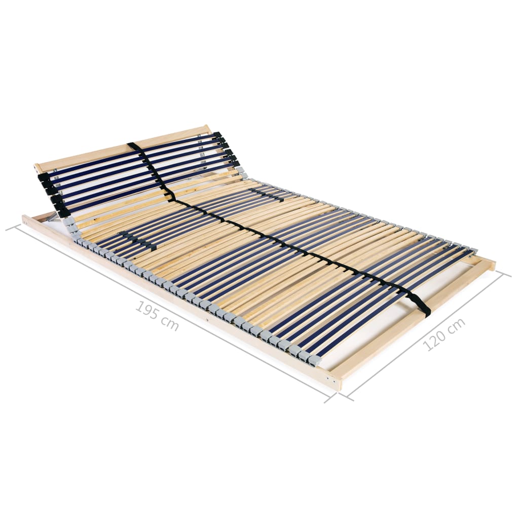 gultas redeles, 42 līstītes, 7 zonas, 120x200 cm