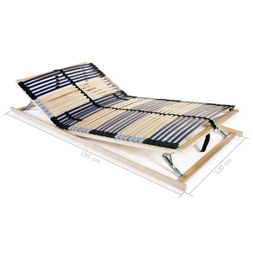 gultas redeles, 42 līstītes, 7 zonas, 120x200 cm