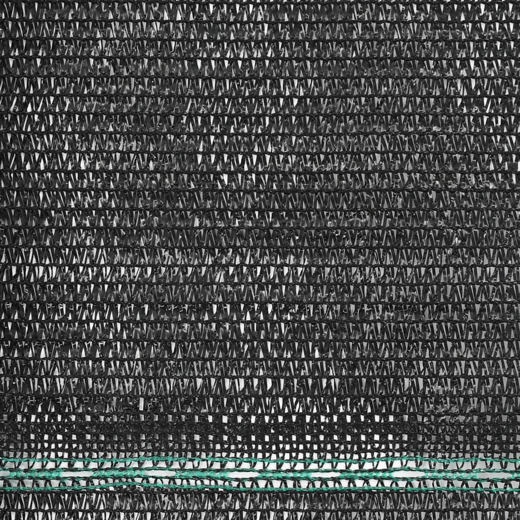 tennis court net, HDPE, 2x25 m, black