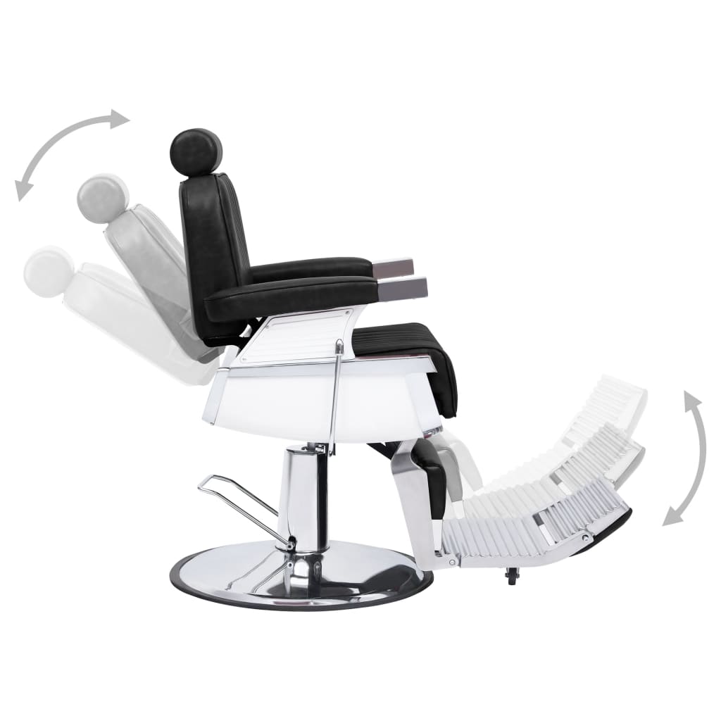 hairdresser's chair, 68x69x116 cm, black artificial leather