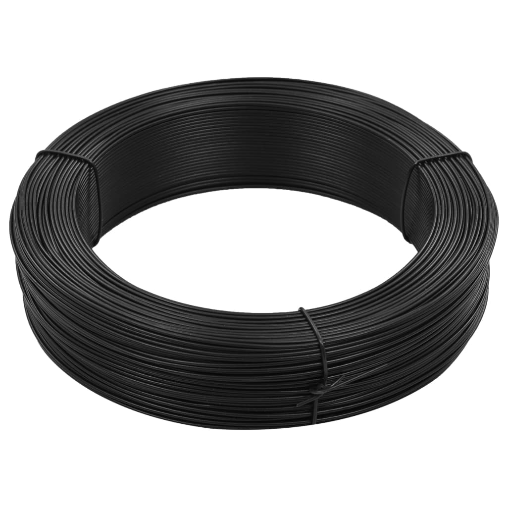 fence link wire, 250 m, 1.6/2.5 mm, gray steel