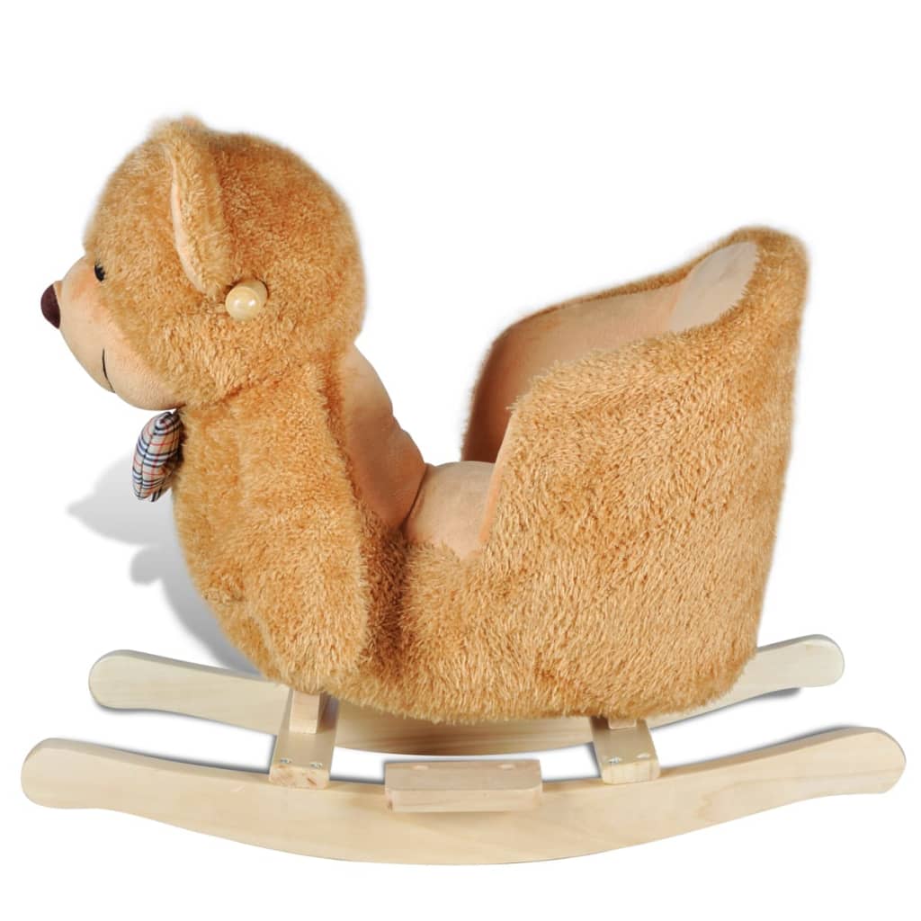 children's rocking chair, teddy bear