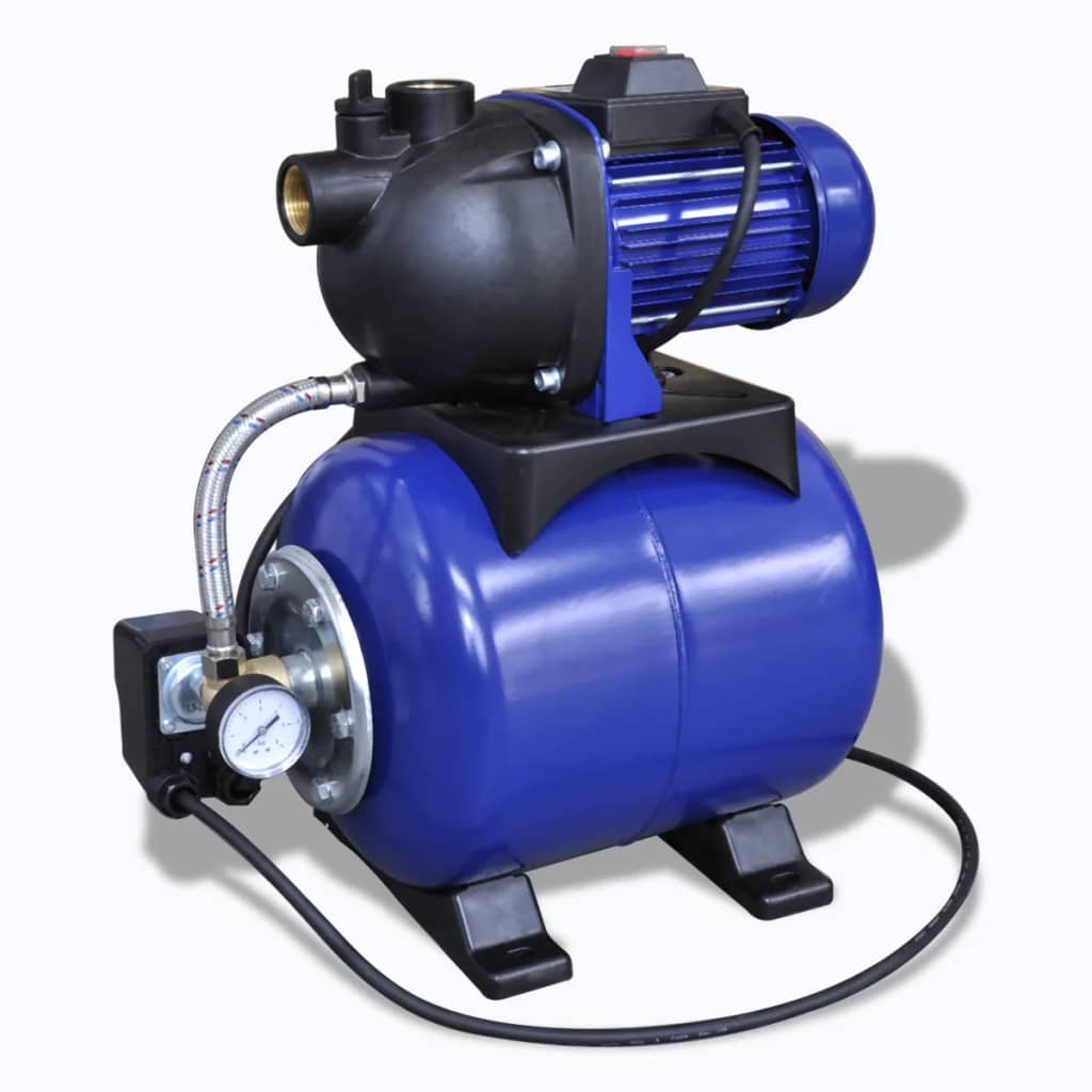 Water Pump Electric 1200W Blue For Garden