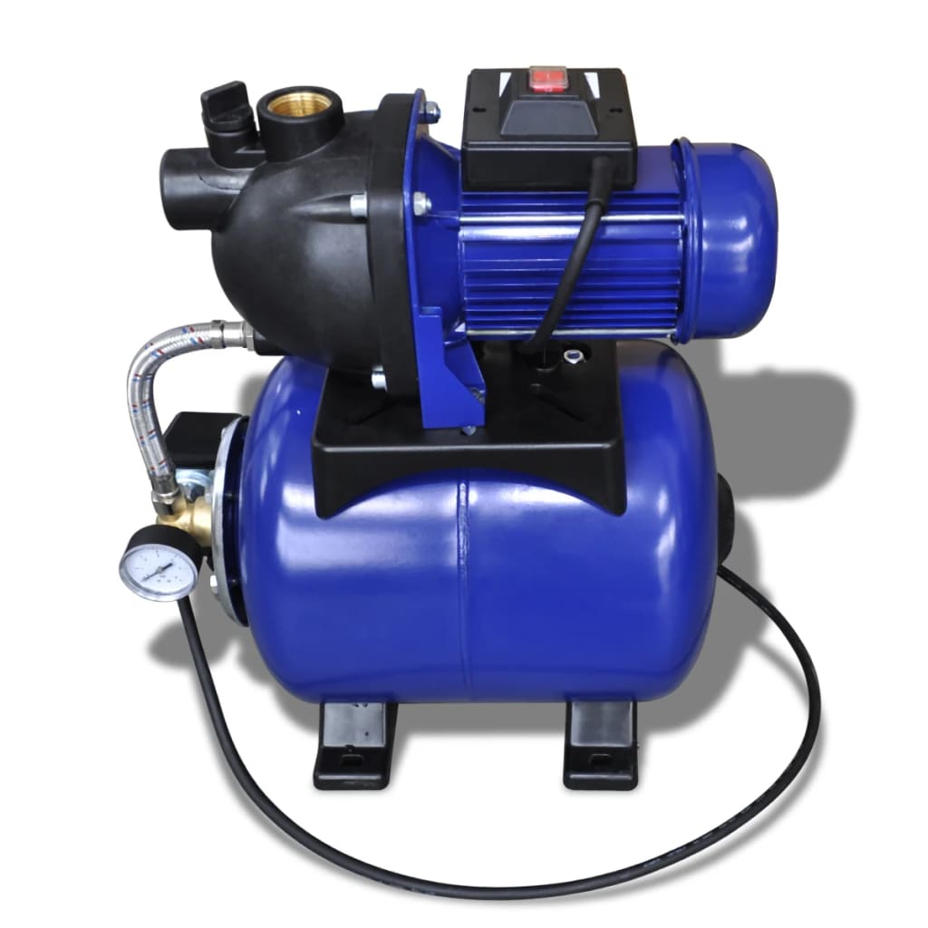 Water Pump Electric 1200W Blue For Garden