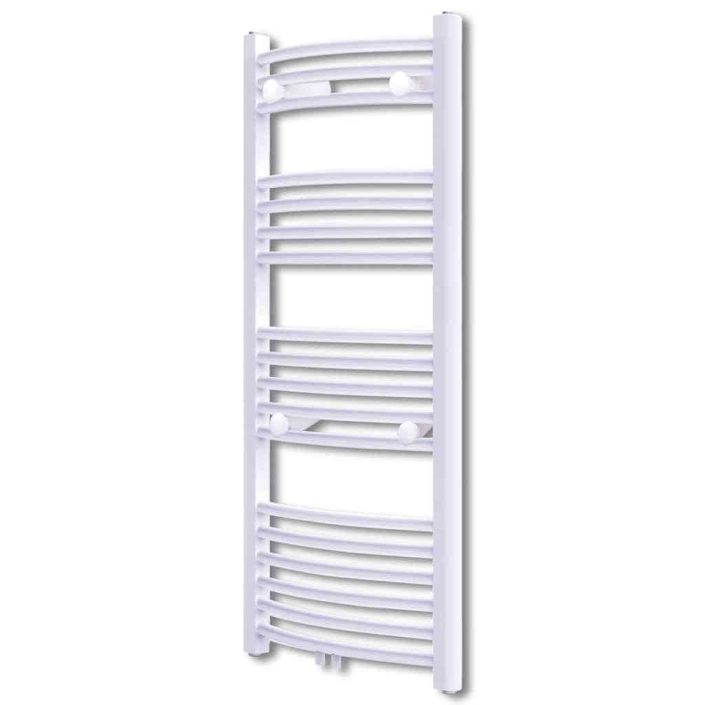 Towel rail for central heating, curved, 600 x 1160 mm