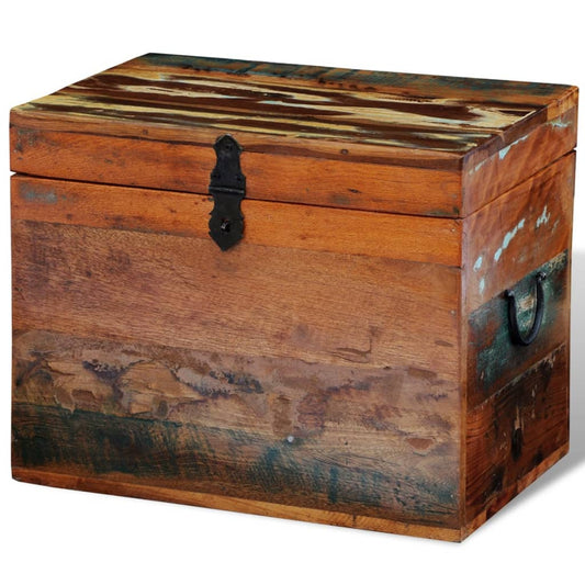 ящик для хранения, переработанная твердая древесина