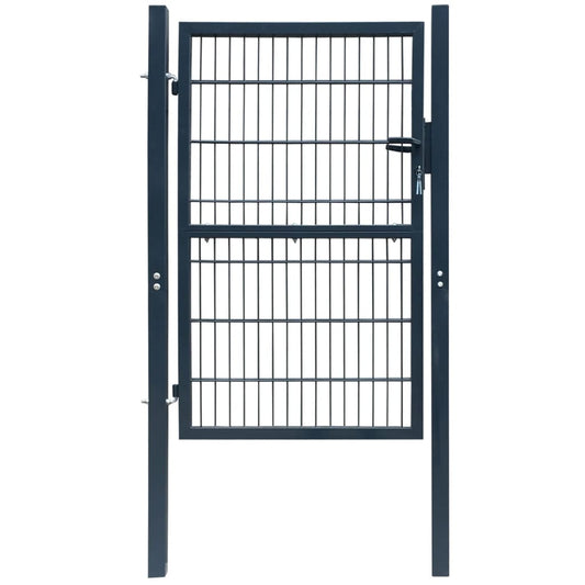 2D ворота (односторонние), антрацитовый серый, 106х170 см