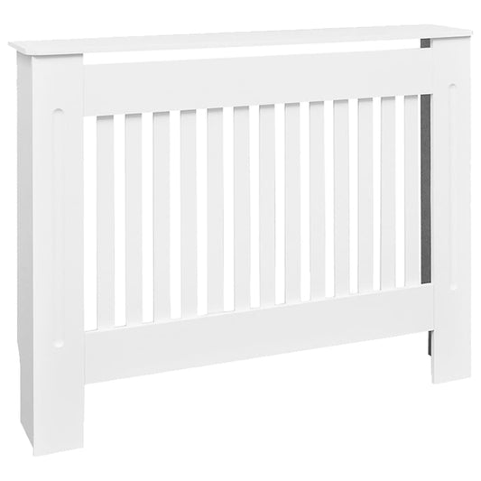 White radiator cover, shelf, 112 cm, MDF