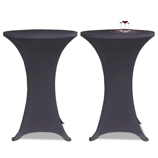 galdu pārvalki, 2 gab., 70 cm, elastīgi, antracīta pelēki
