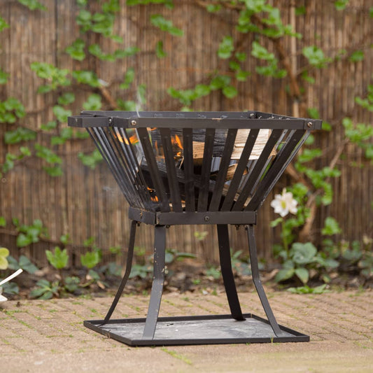 RedFire fire basket Denver, black steel, 39x39 cm, 85015