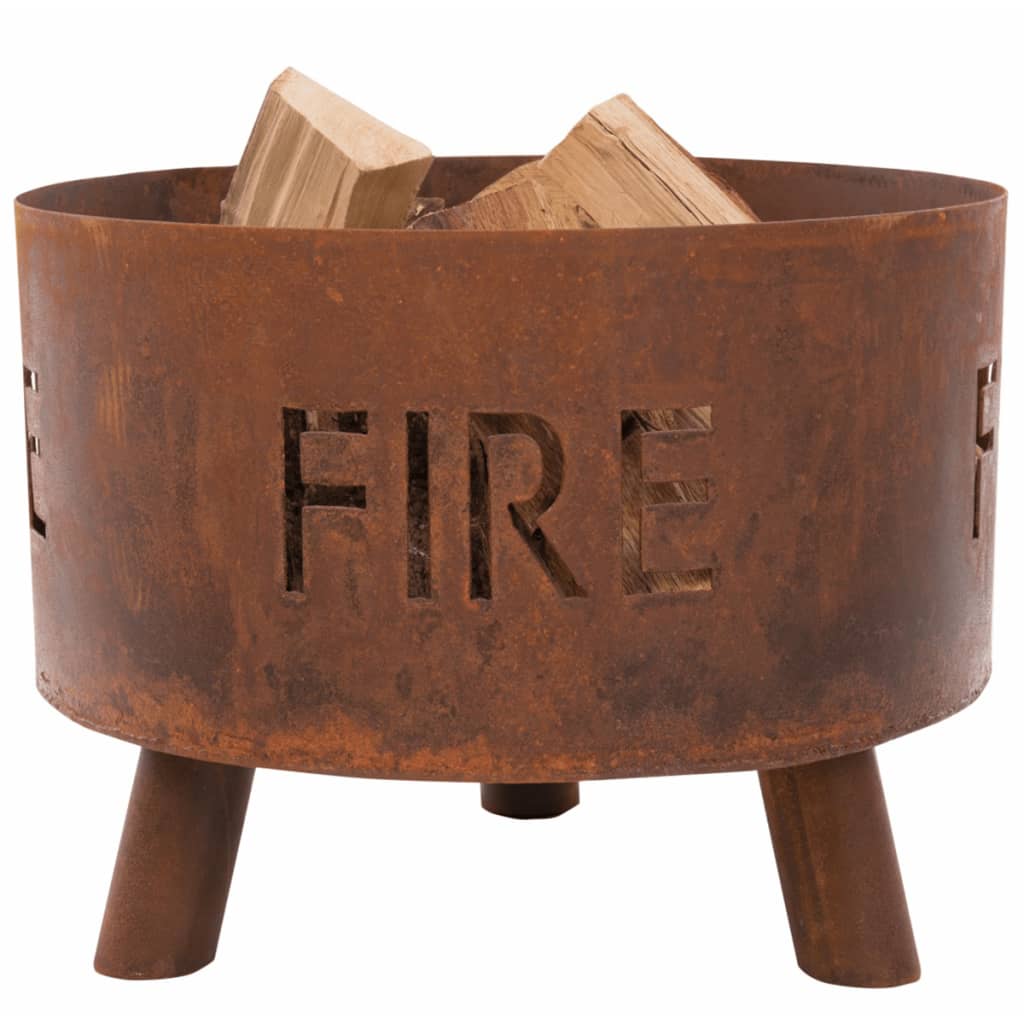 RedFire fireplace Fulla, rust color, 88030