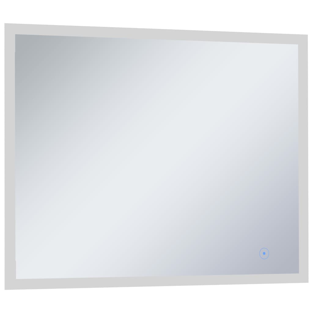 vannasistabas spogulis ar LED un skārienu sensoru, 80x60 cm