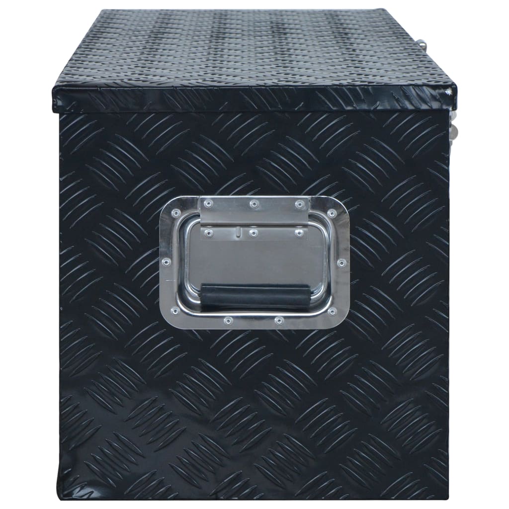 alumīnija kaste, 1085x370x400 mm, melna