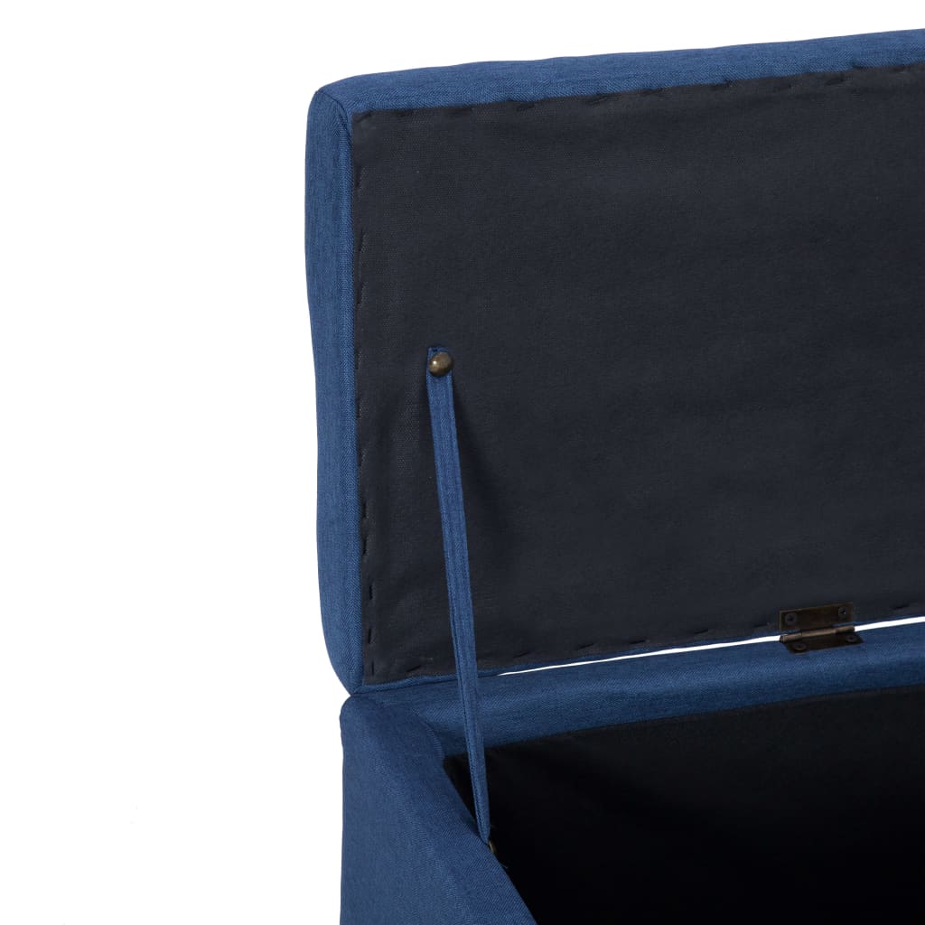 sols ar kasti, 116 cm, zils poliesters