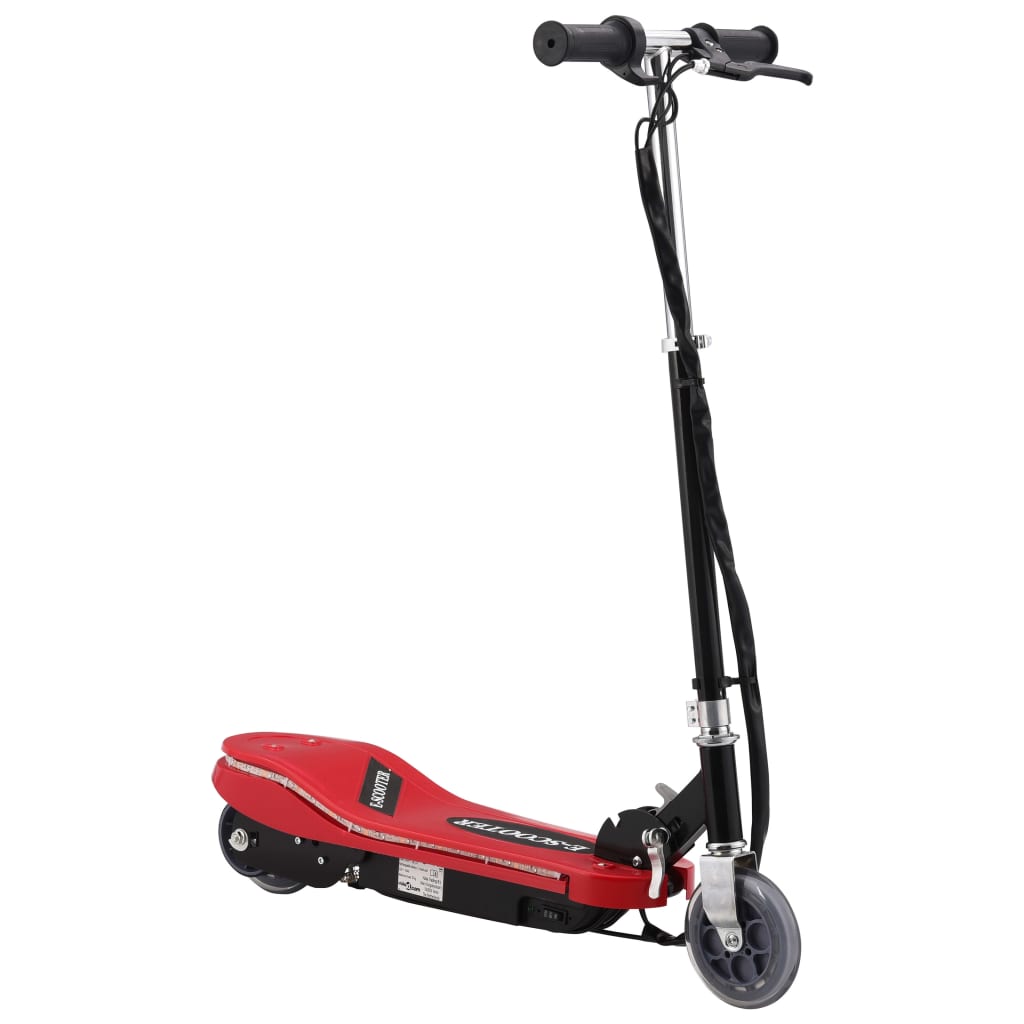 electric scooter with LED, 120 W, red