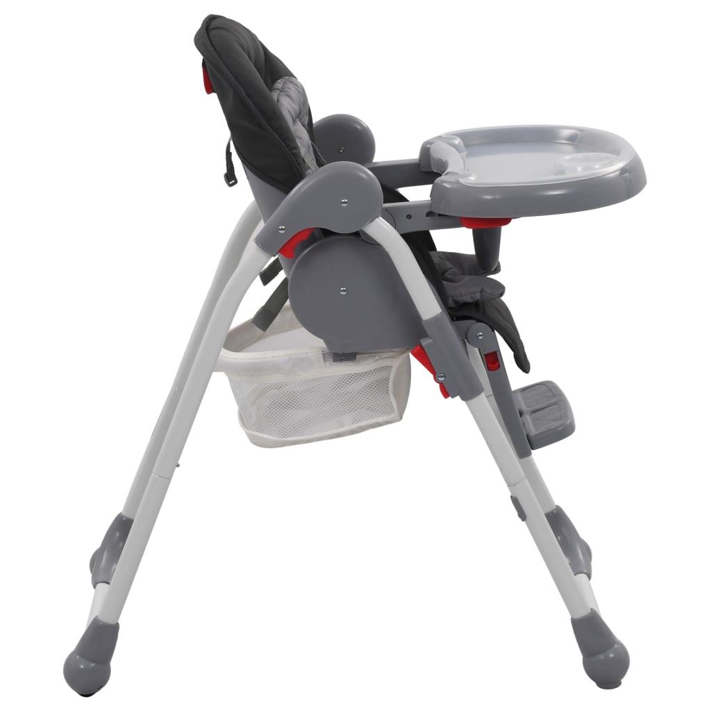 baby feeding chair, gray