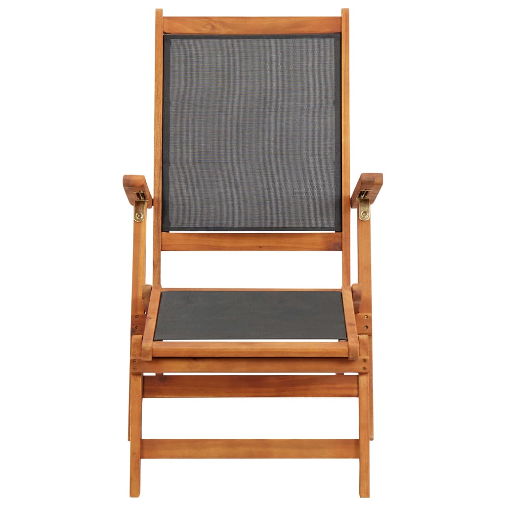 āra pludmales krēsls, akācijas masīvkoks un tekstilēns