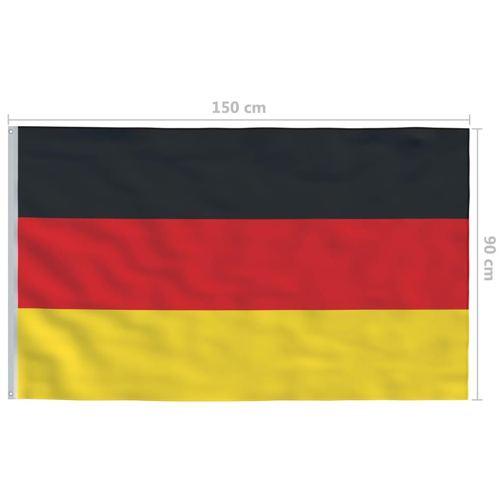 Vācijas karogs, 90x150 cm - amshop.lv