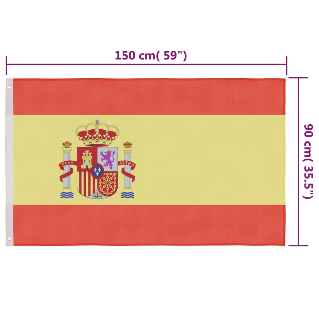 Spānijas karogs, 90x150 cm - amshop.lv