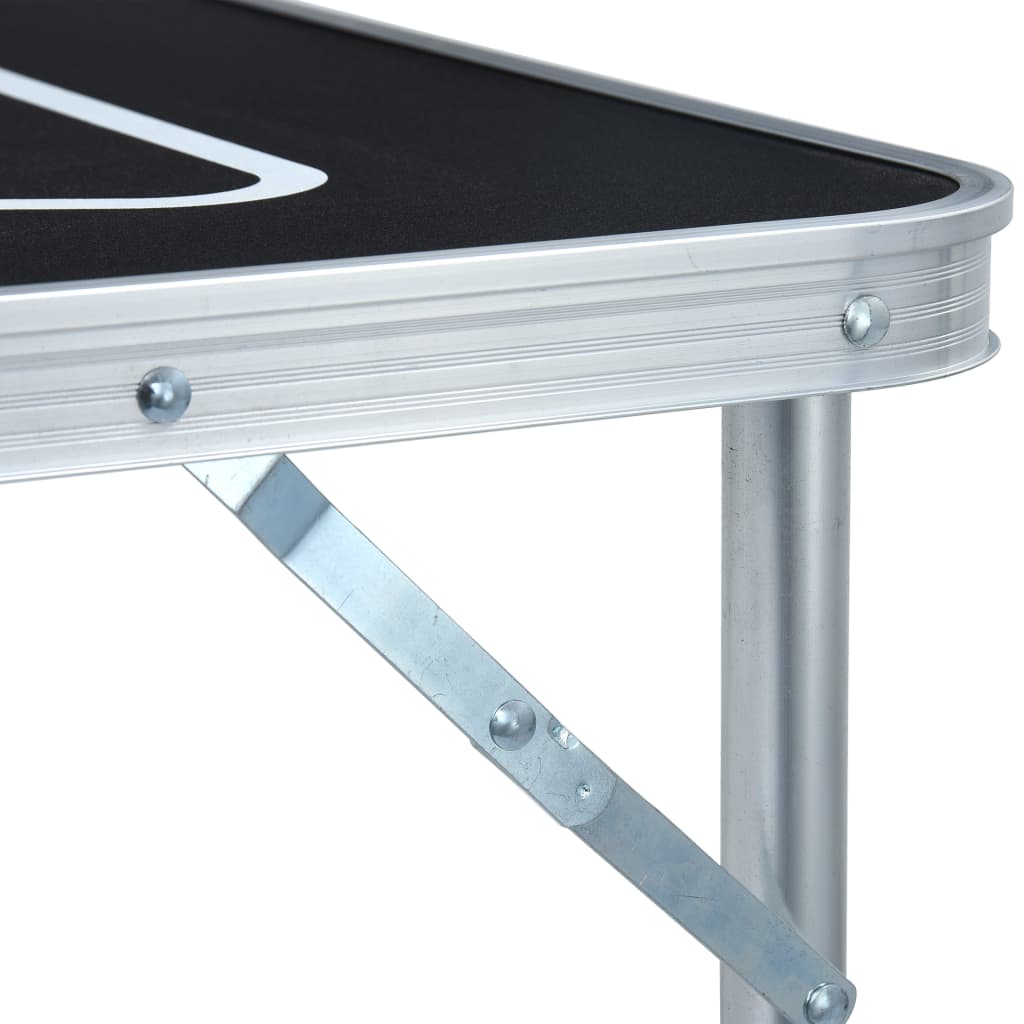 Стол для игры в бирпонг, складной, 240 см, черный