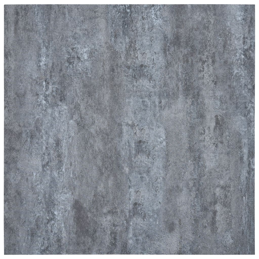 grīdas flīzes, pašlīmējošas, 5,11 m², PVC, pelēka marmora krāsa