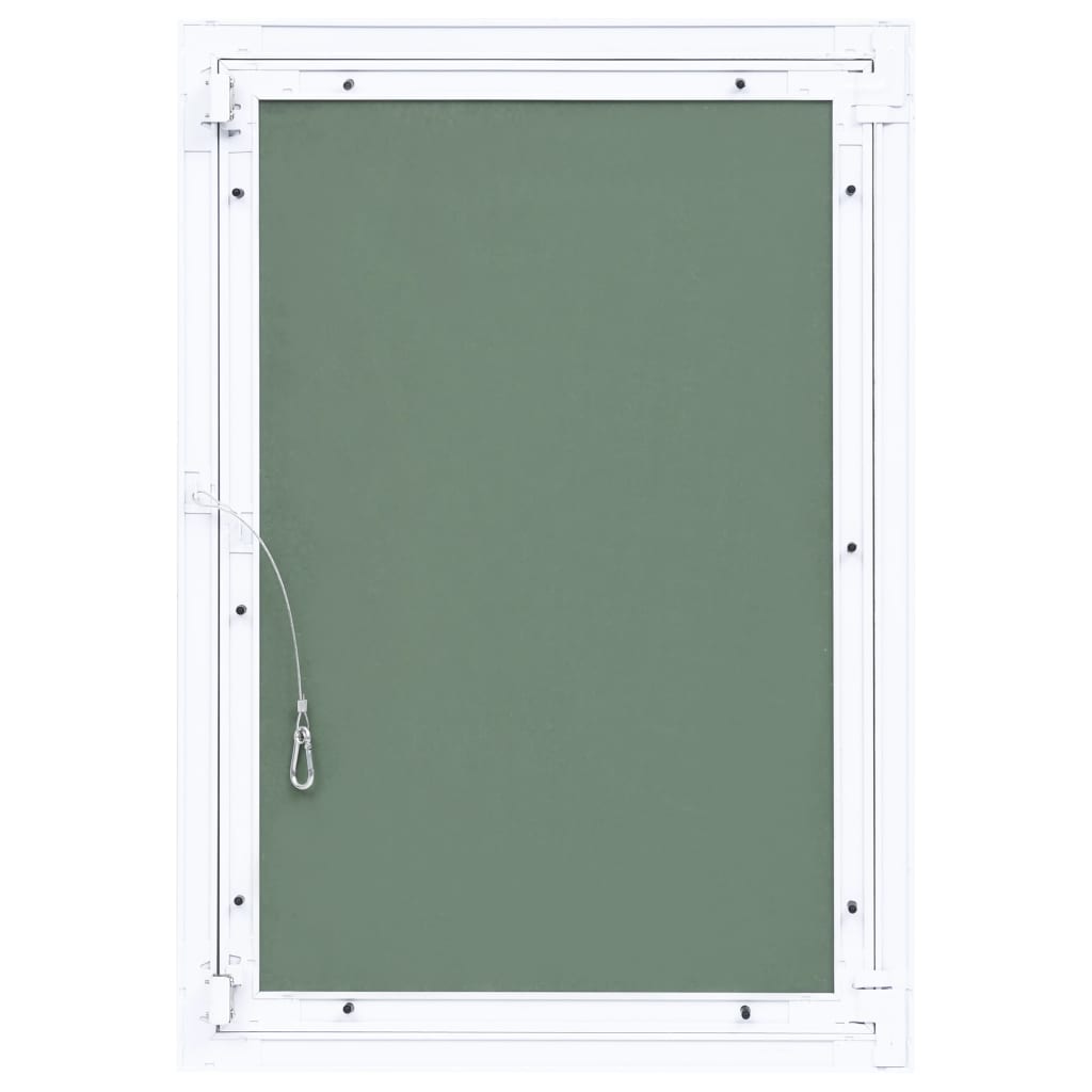 audit hatch, aluminum frame, plasterboard, 300x600 mm