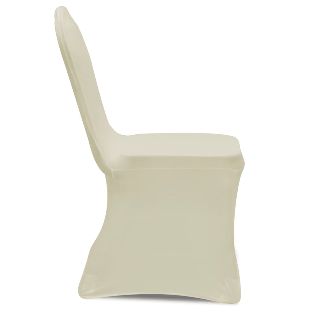 krēslu pārvalki, 30 gab., krēmkrāsas elastīgs audums