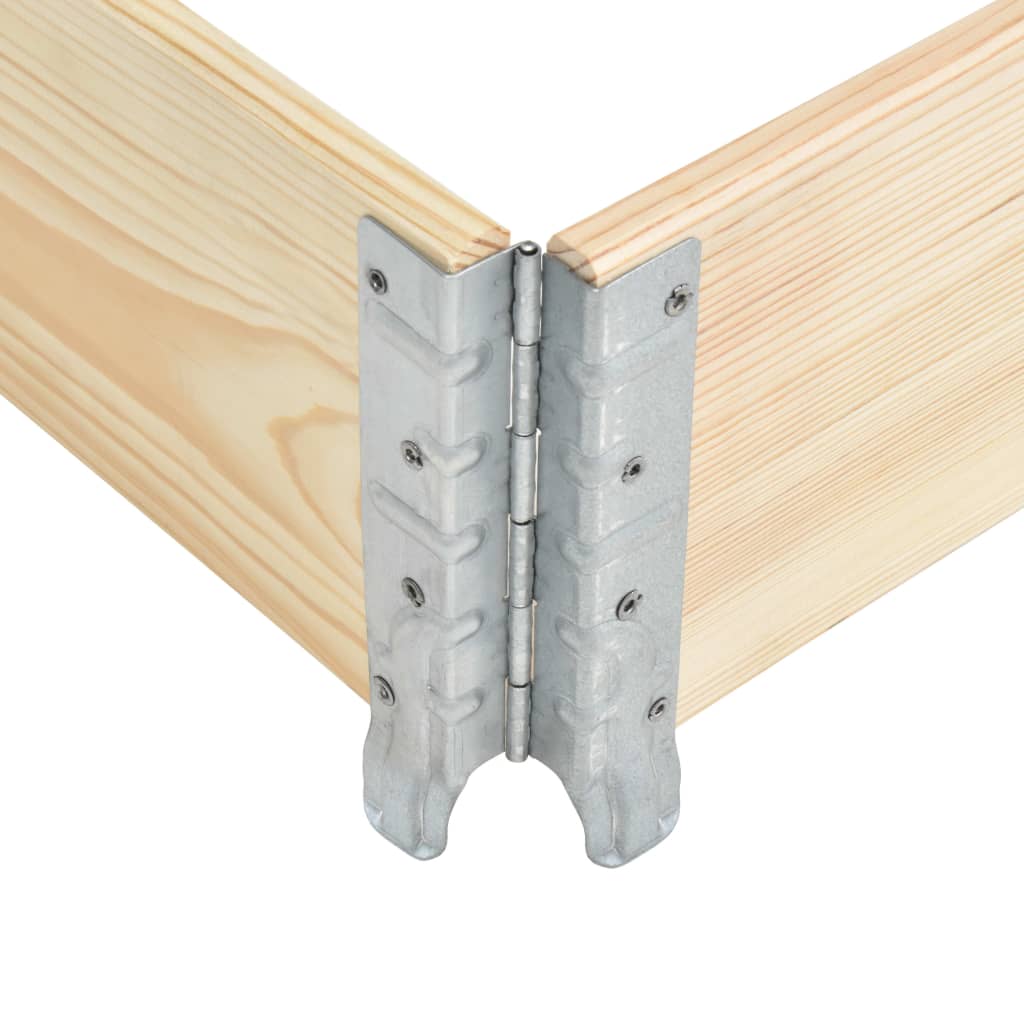 pallet border, 50x100 cm, solid pine wood