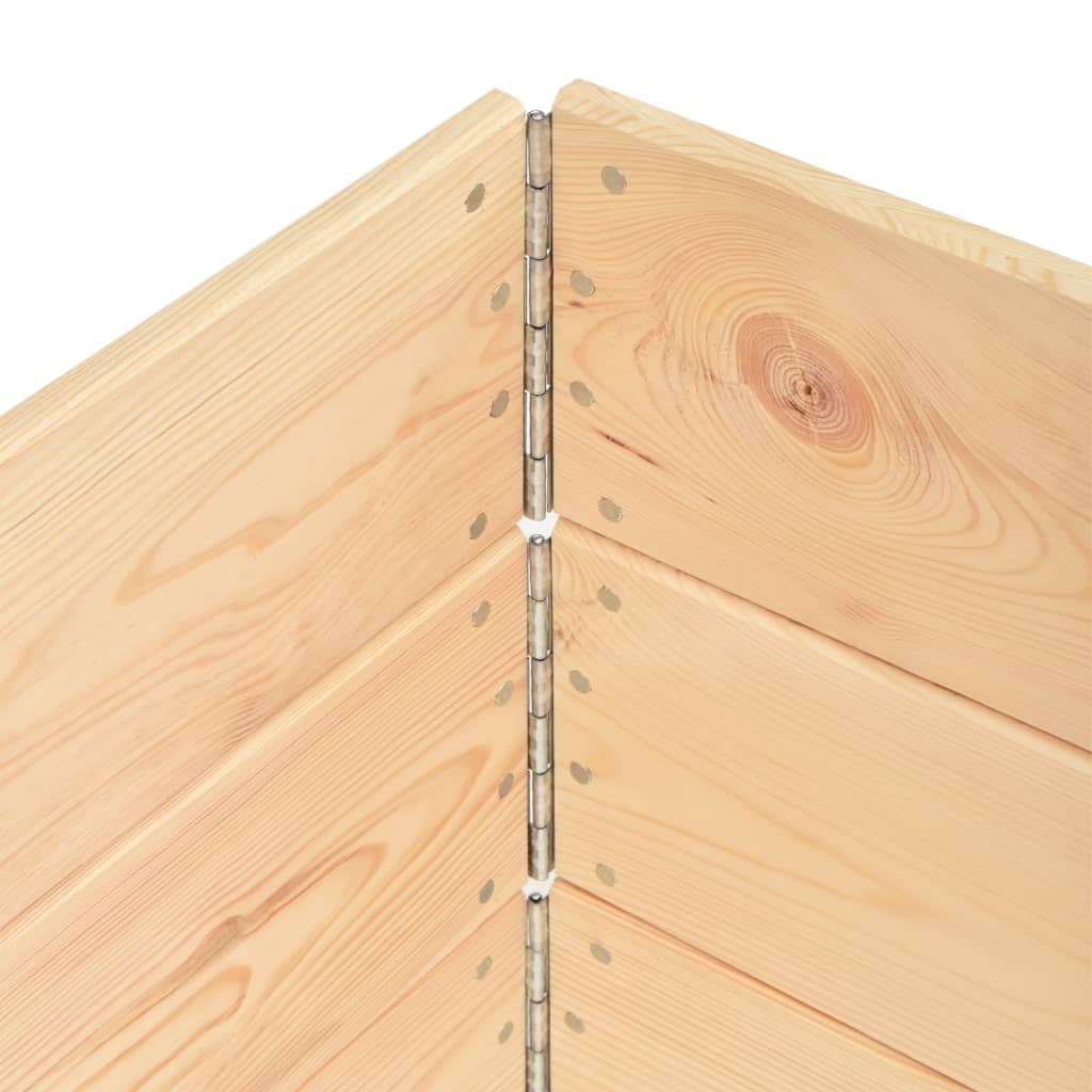 pallet edges, 3 pcs., 50x150 cm, solid pine wood