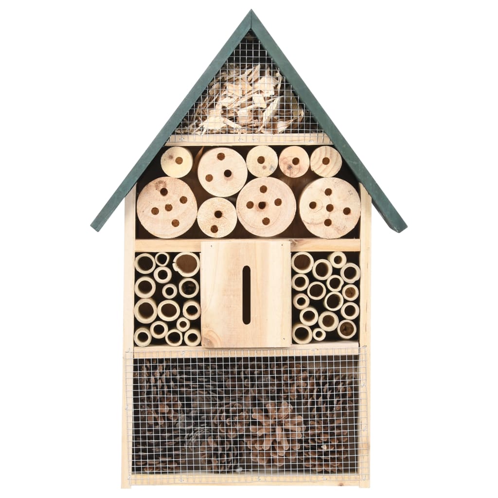 insect hotel, 31x10x48 cm, spruce wood