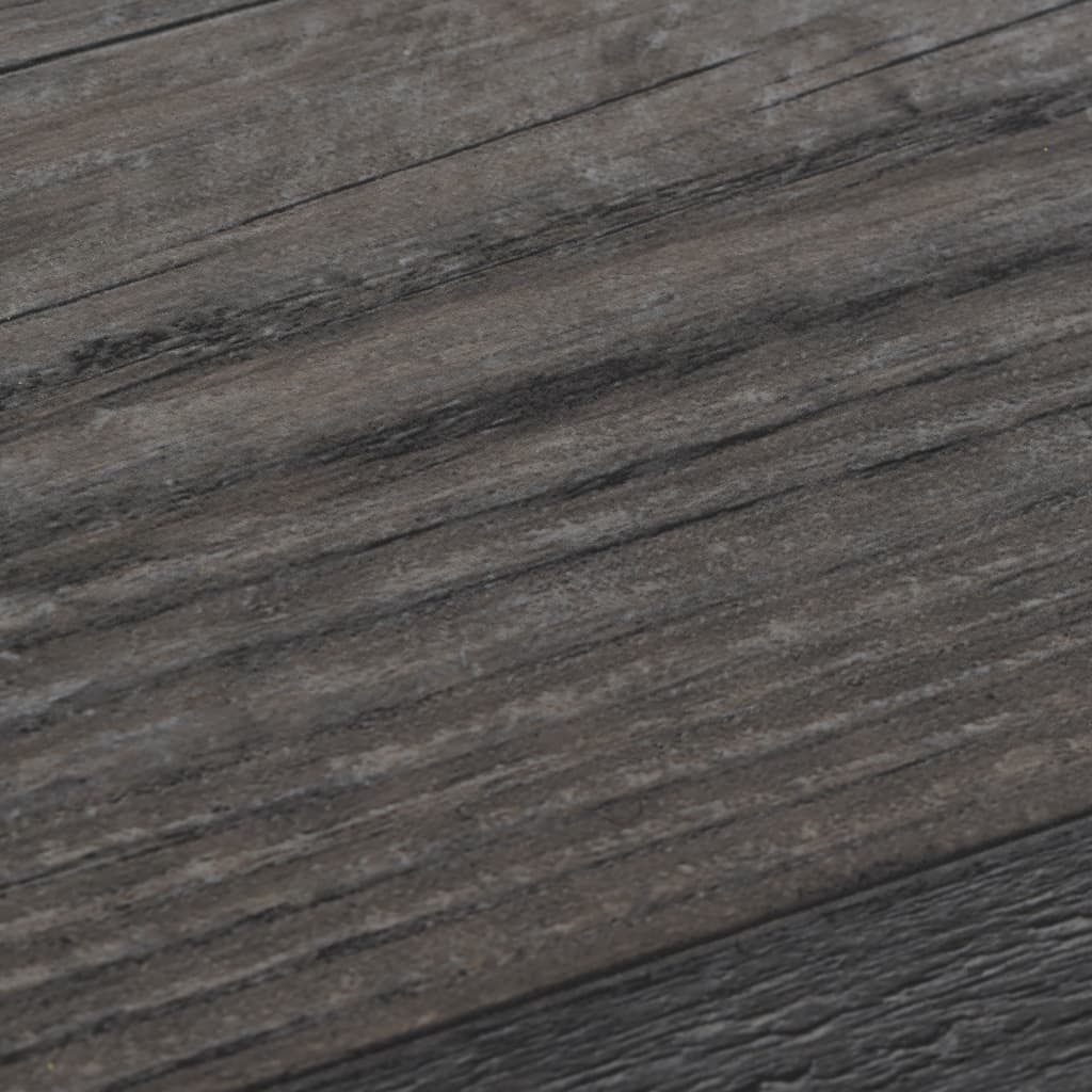 grīdas dēļi, pašlīmējoši, 5,02 m², 2 mm, industriāla koka PVC